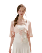 Airy Cloud U-Neck Vest & Batwing