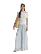 Pleated Wide-Leg Pants