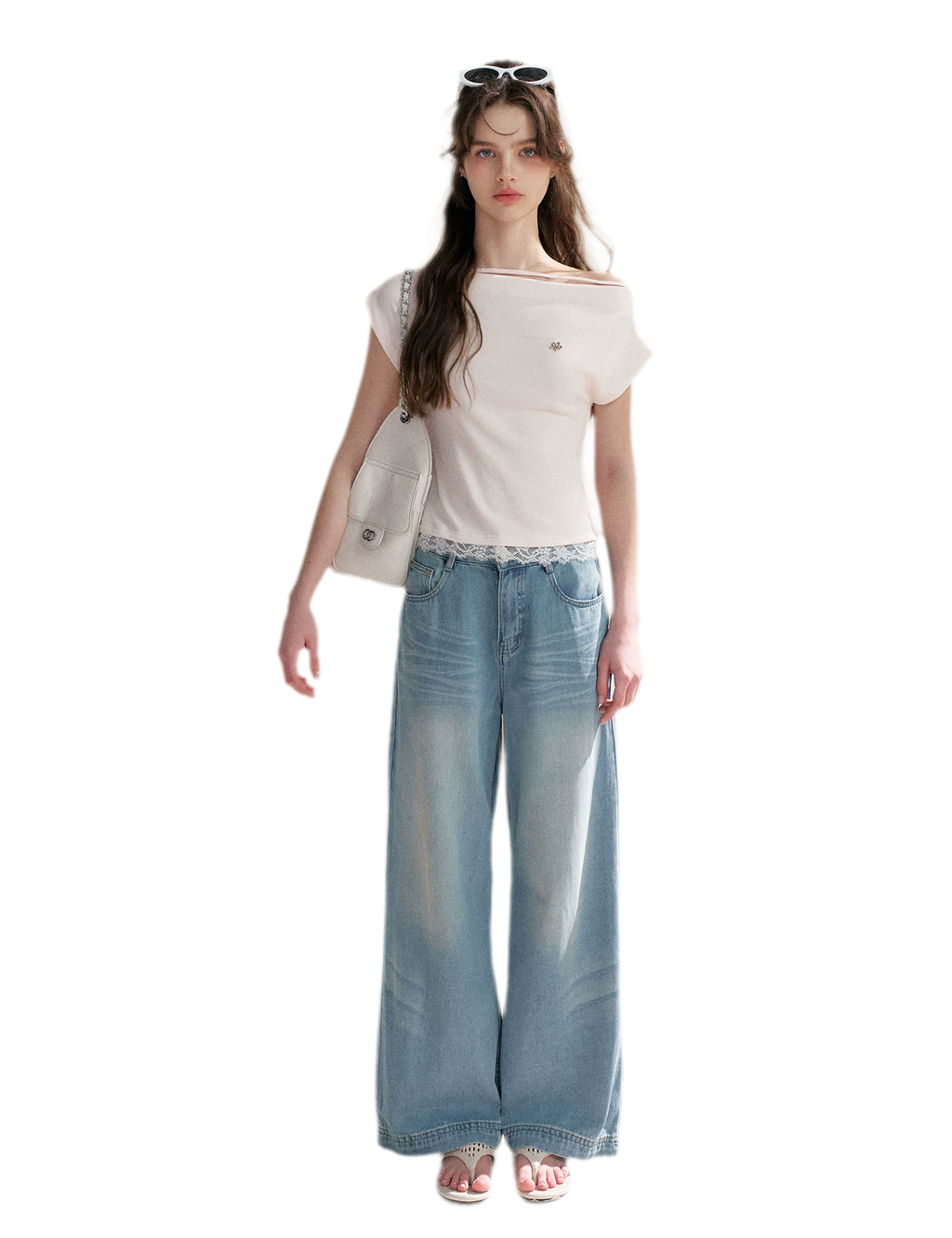Lace Trim T-Shirt
