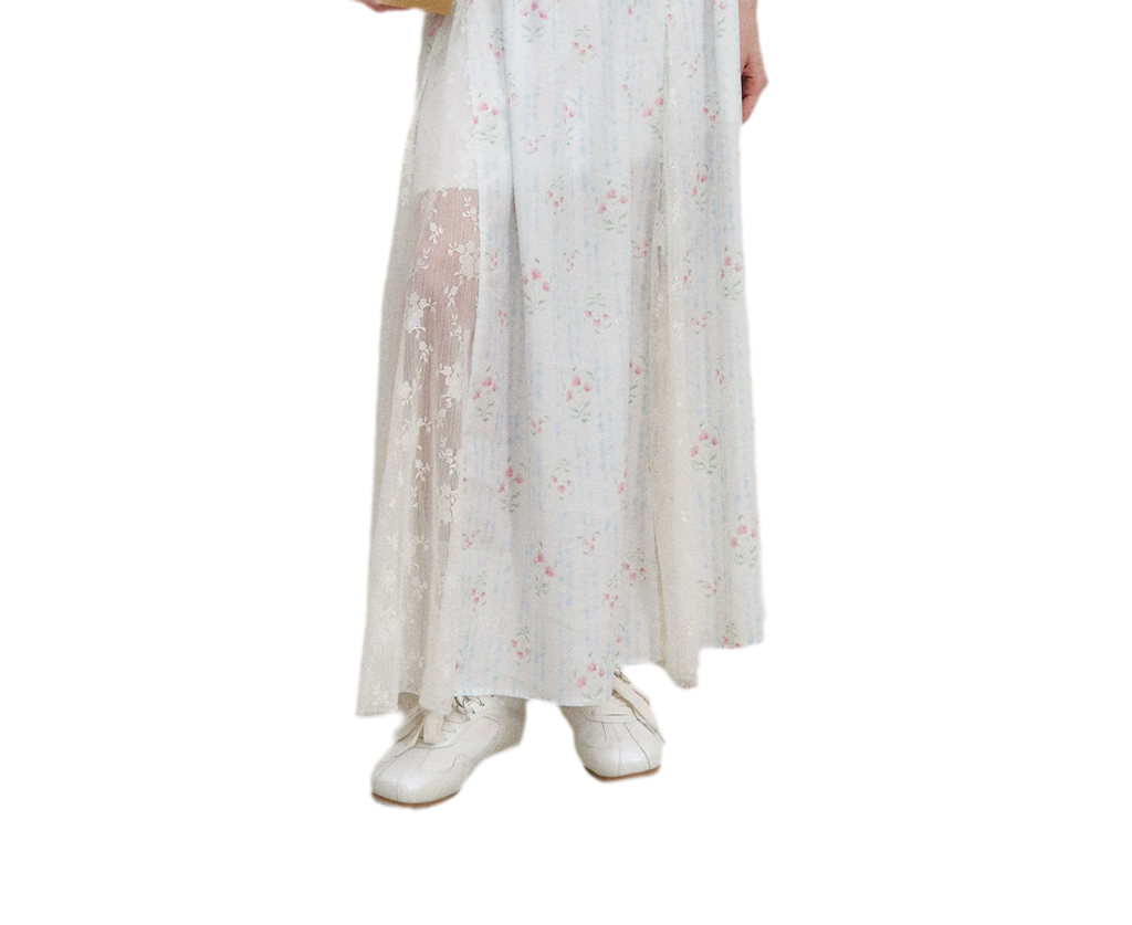 Asymmetric Lace Short Sleeve T-Shirt