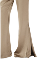 Satin Drape Flared Pants