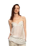 Sheer Satin Snake Camisole