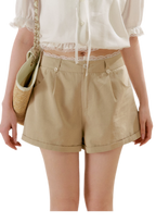 Modal Cotton Lace Trim A-Line Shorts