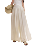 Pleated Wide-Leg Pants
