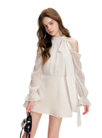 Moonlight Satin Halter Dress