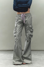 Drawstring Multi-Pocket Cargo Pants