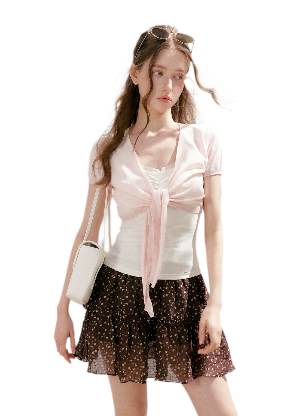 Staycation Ruffled A-Line Floral Skirt