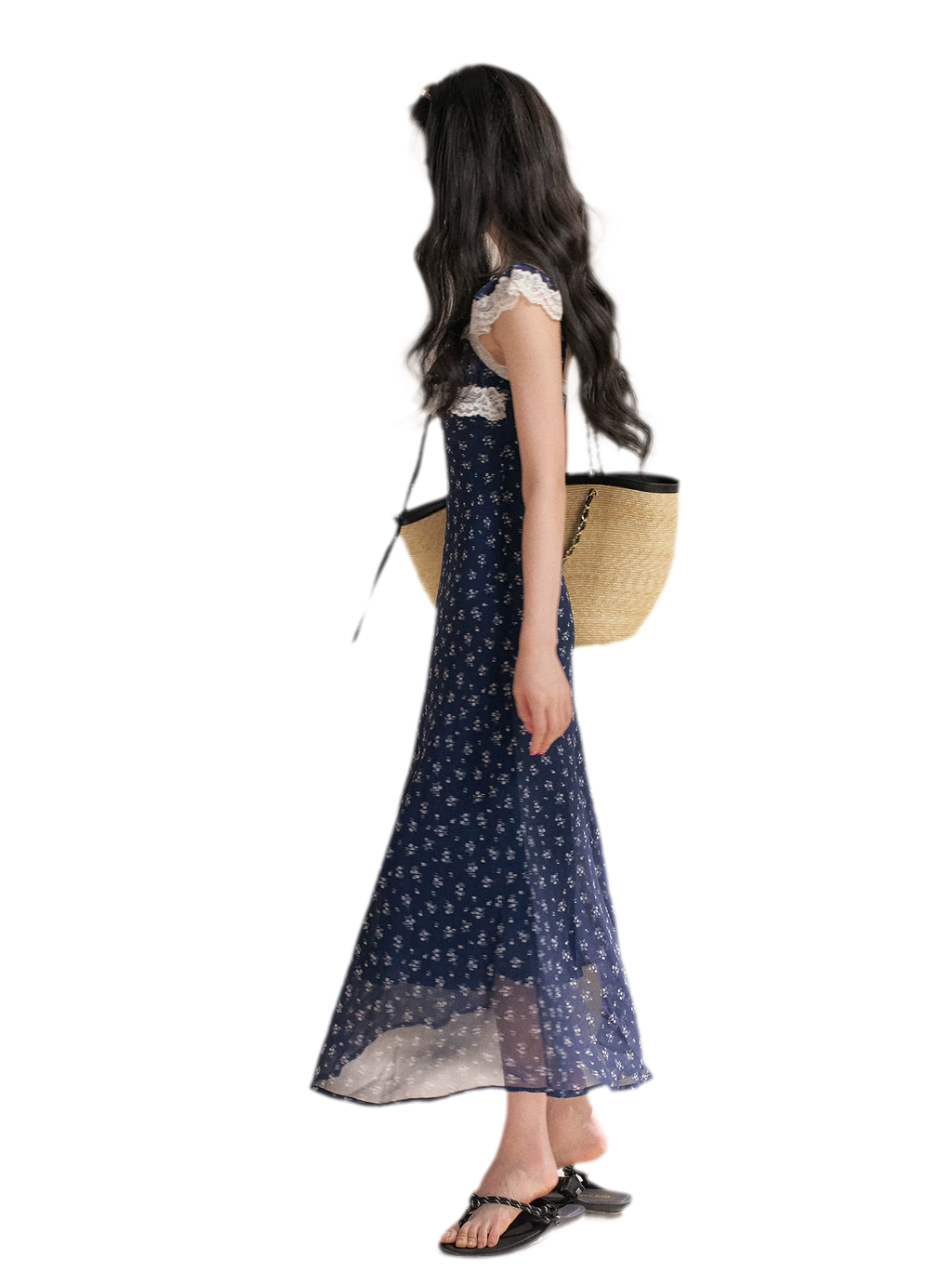 Lace Floral Camisole Dress