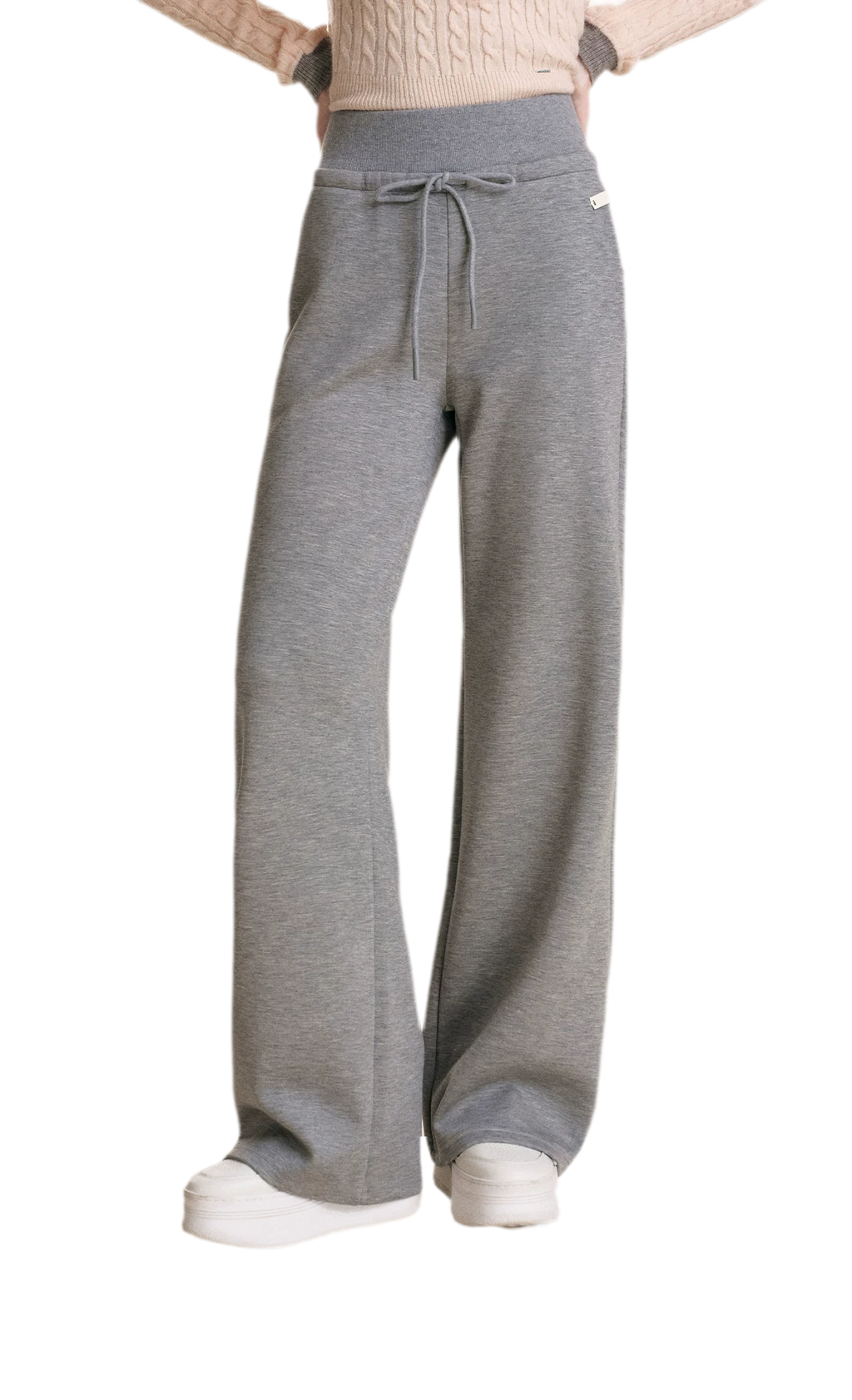 Drawstring High Waist Pants