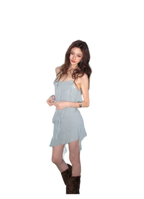 Ruffled Asymmetric Cami Dress