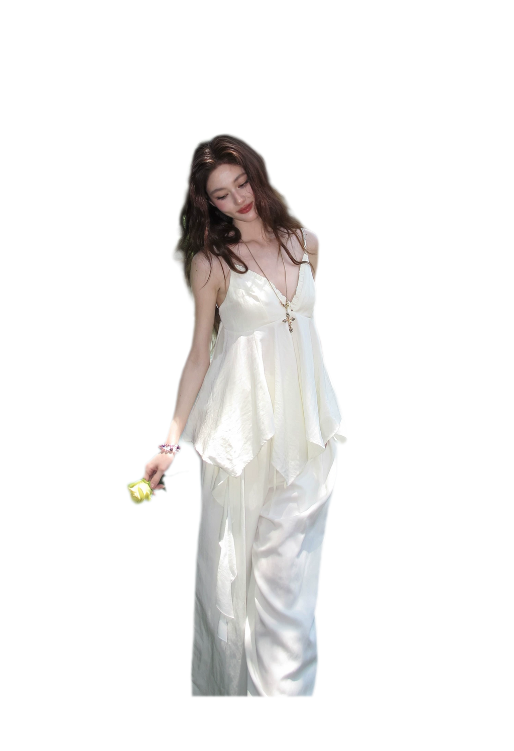 Relaxed V-neck Cami Set