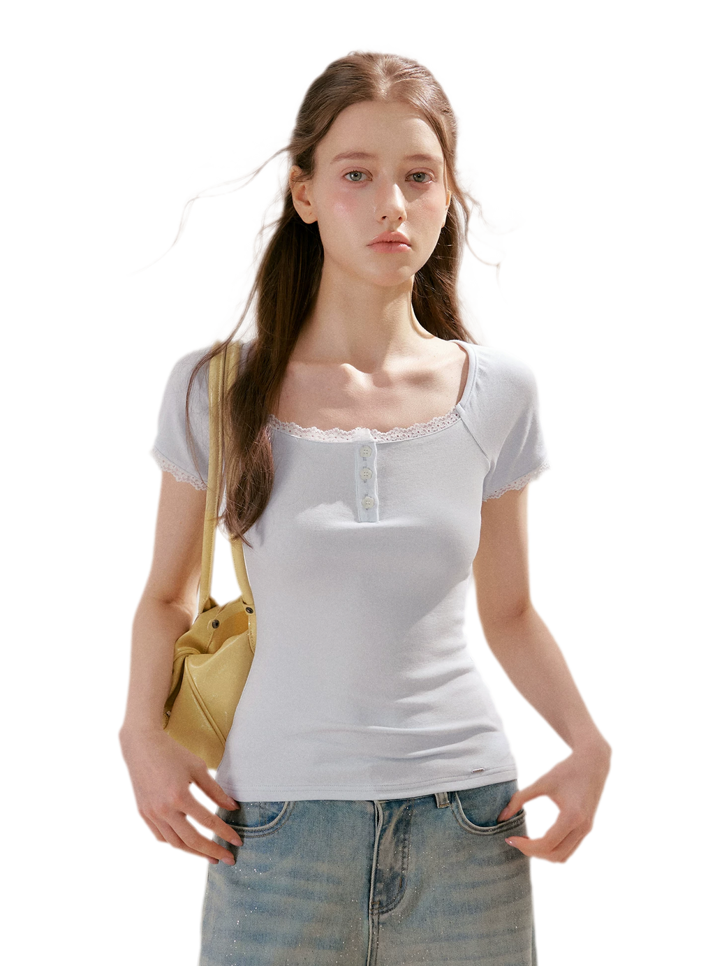 Lace Trim Tee