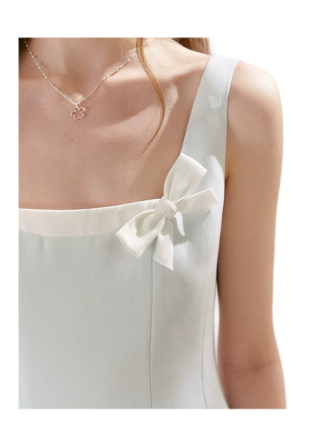Bow Detail Short A-Line Dress