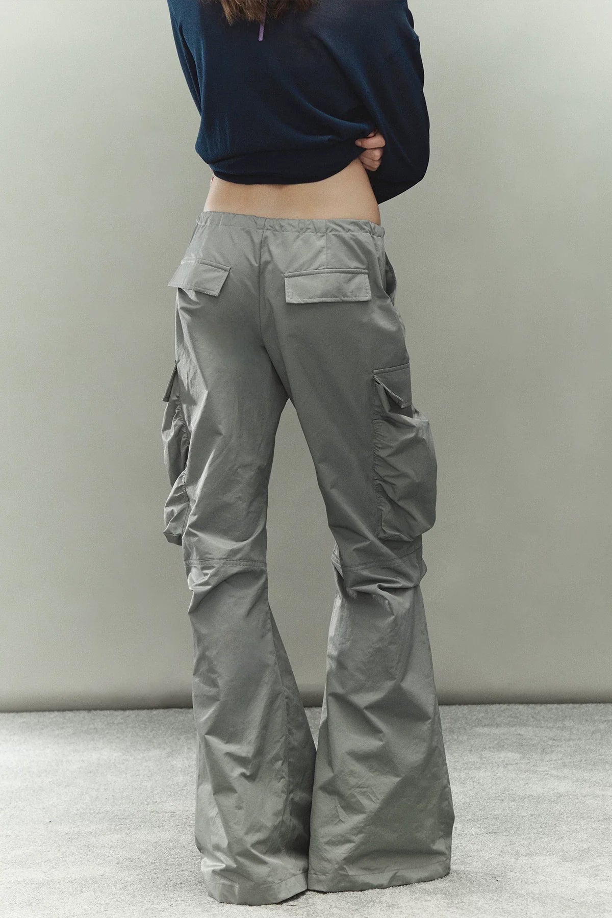 Drawstring Multi-Pocket Cargo Pants