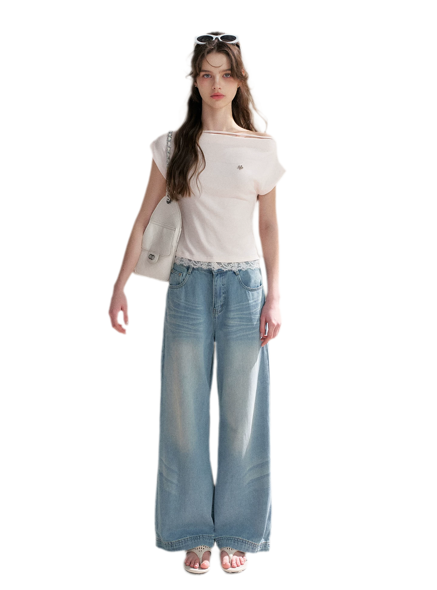 Lace Trim T-Shirt