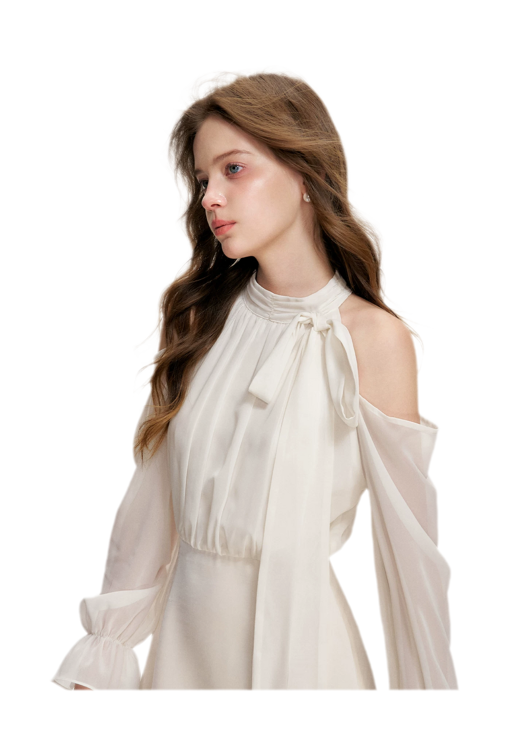 Moonlight Satin Halter Dress