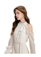 Moonlight Satin Halter Dress