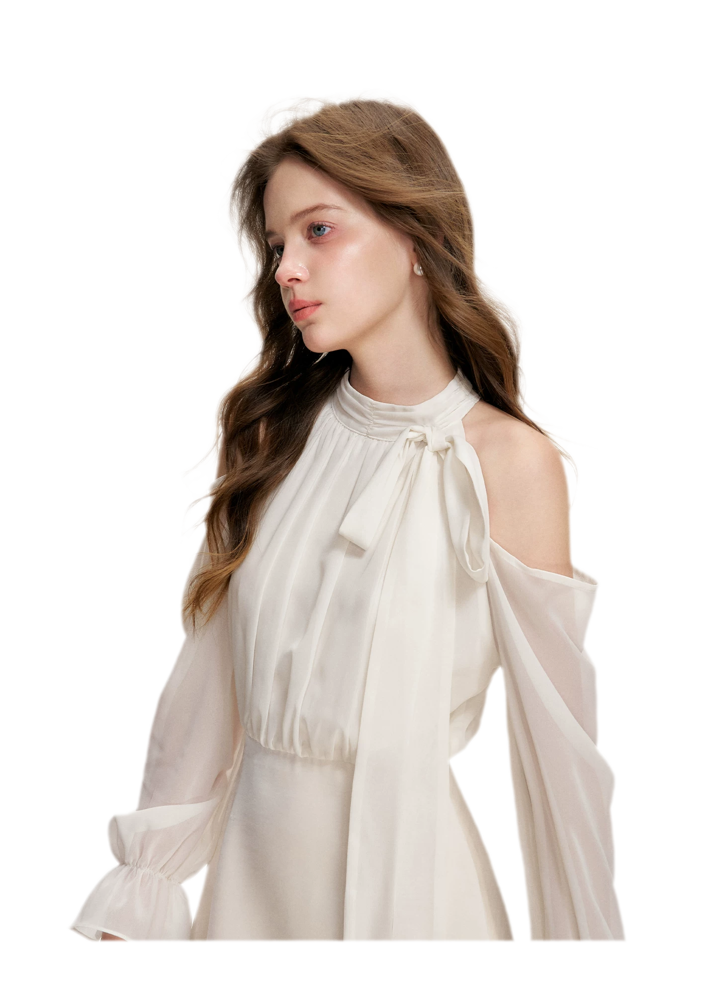Moonlight Satin Halter Dress