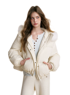 Puffer Hooded Down Jacket