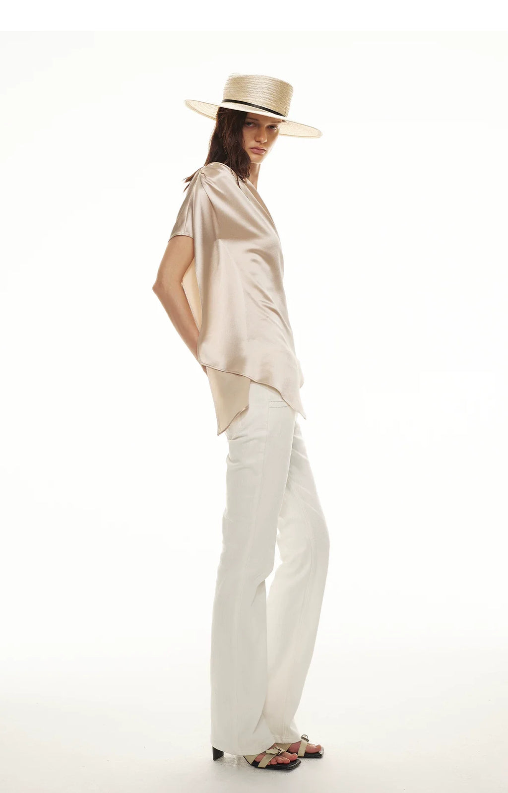 One-Shoulder Waist-Slimming Top