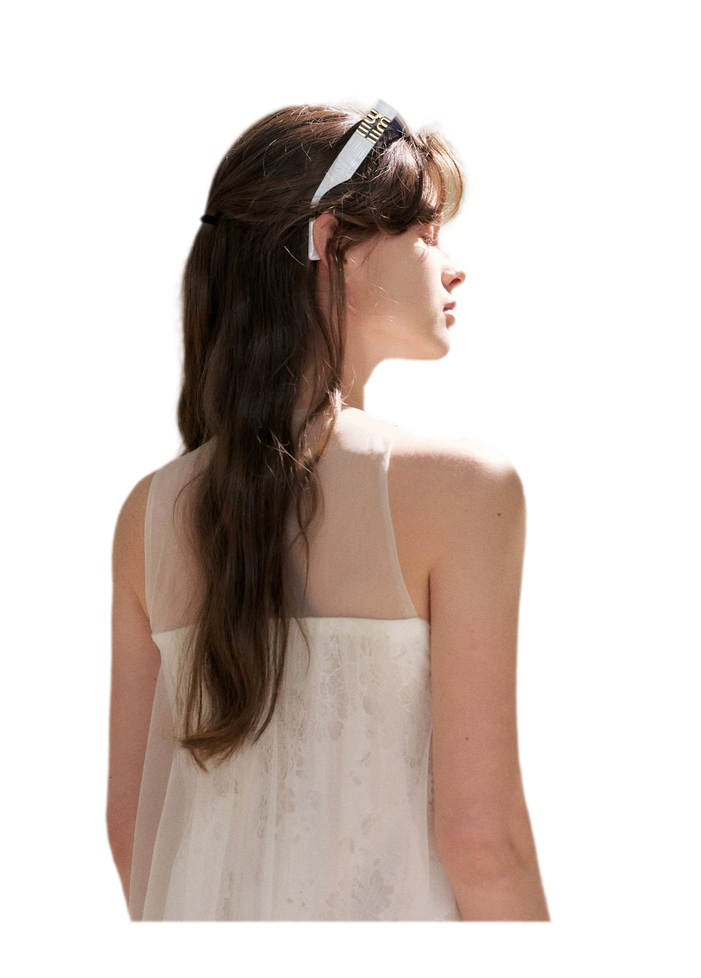 Sleeveless Mesh Lace Dress