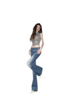 Low Rise Flare Jeans