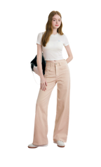 High-Waist Wide-Leg Jeans