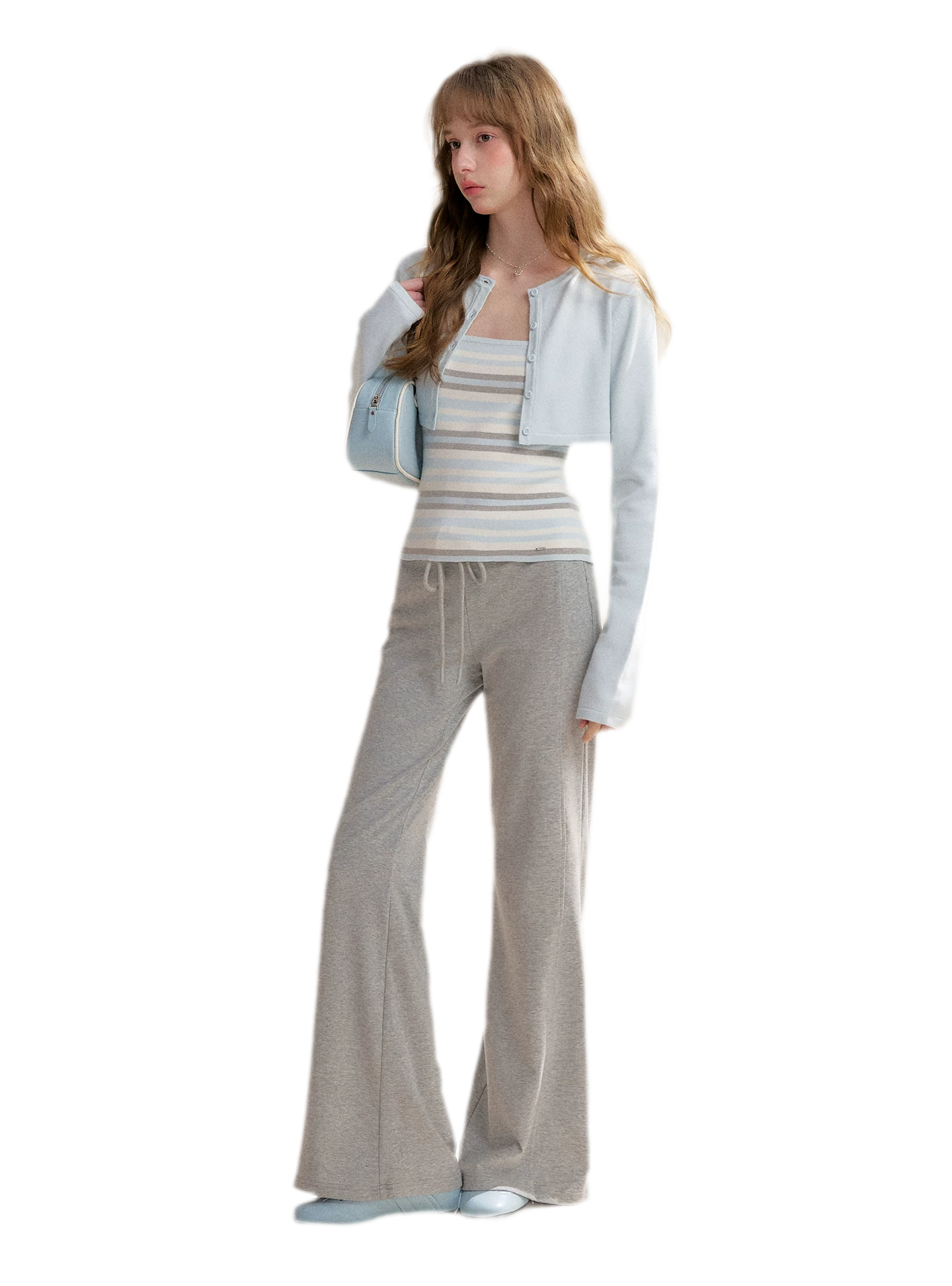 Knit Cardigan Cami Set