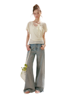 Sparkling Galaxy Wide-Leg Jeans