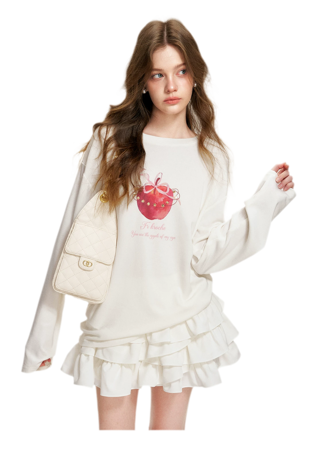 Sequin Apple T-Shirt
