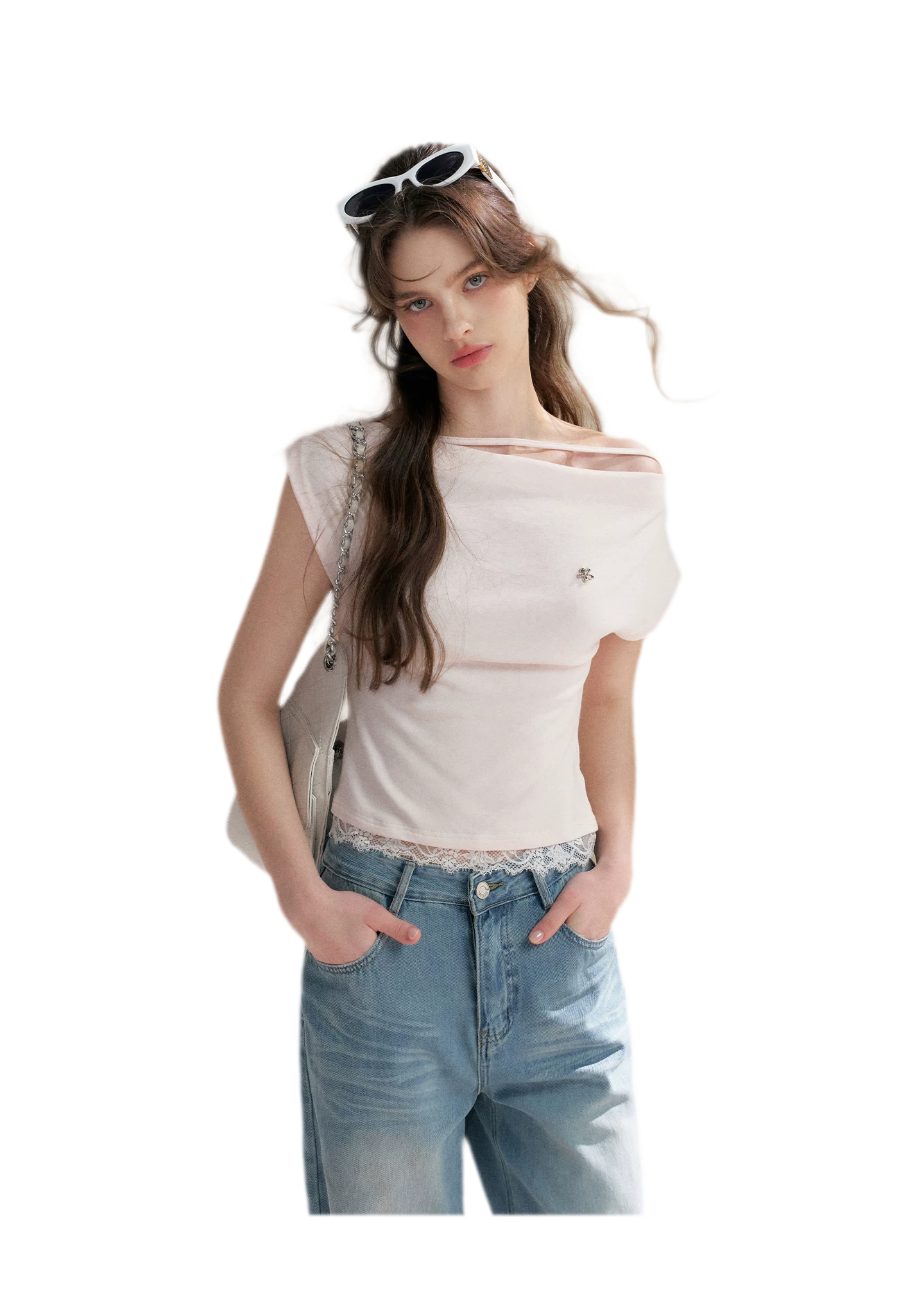 Lace Trim T-Shirt