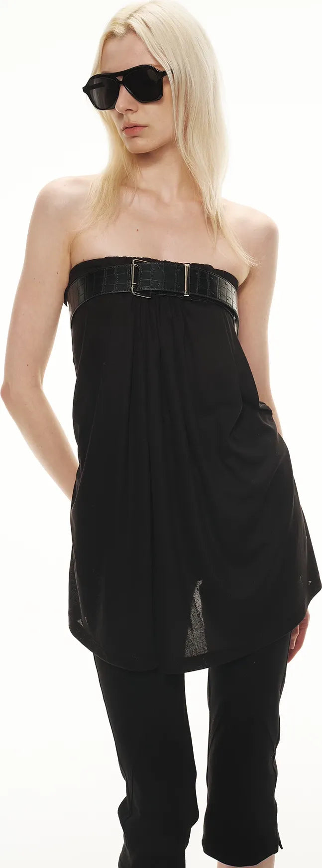 Tencel Lyocell Strapless Top