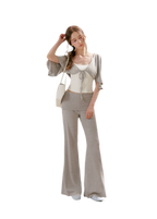 Sportique Knit Straight Pants