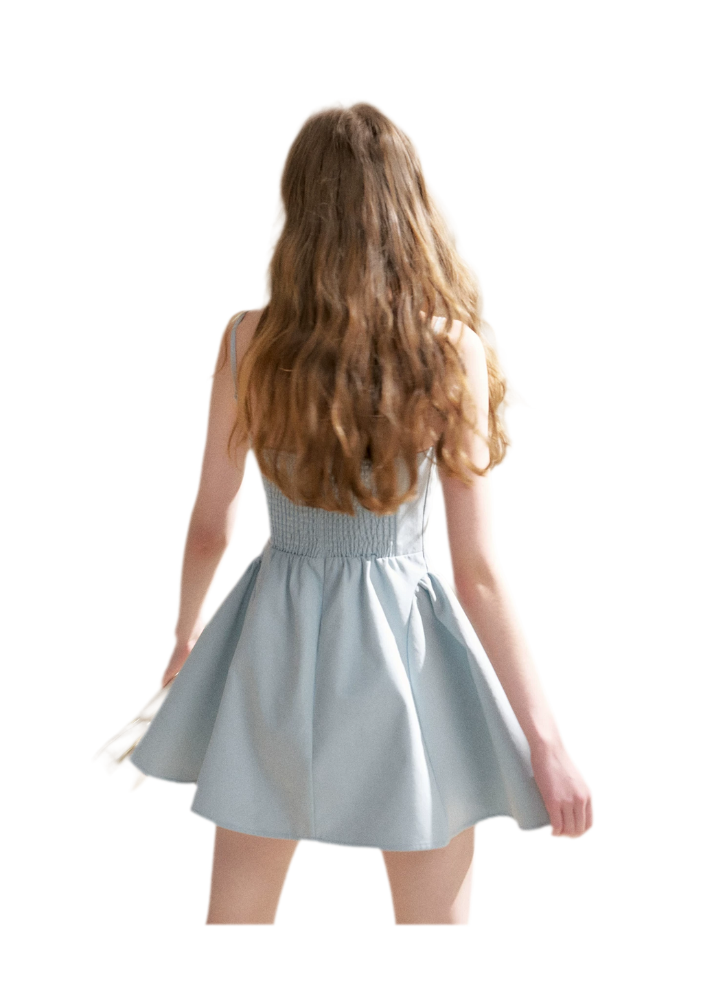 Lace-Trimmed A-Line Camisole Dress