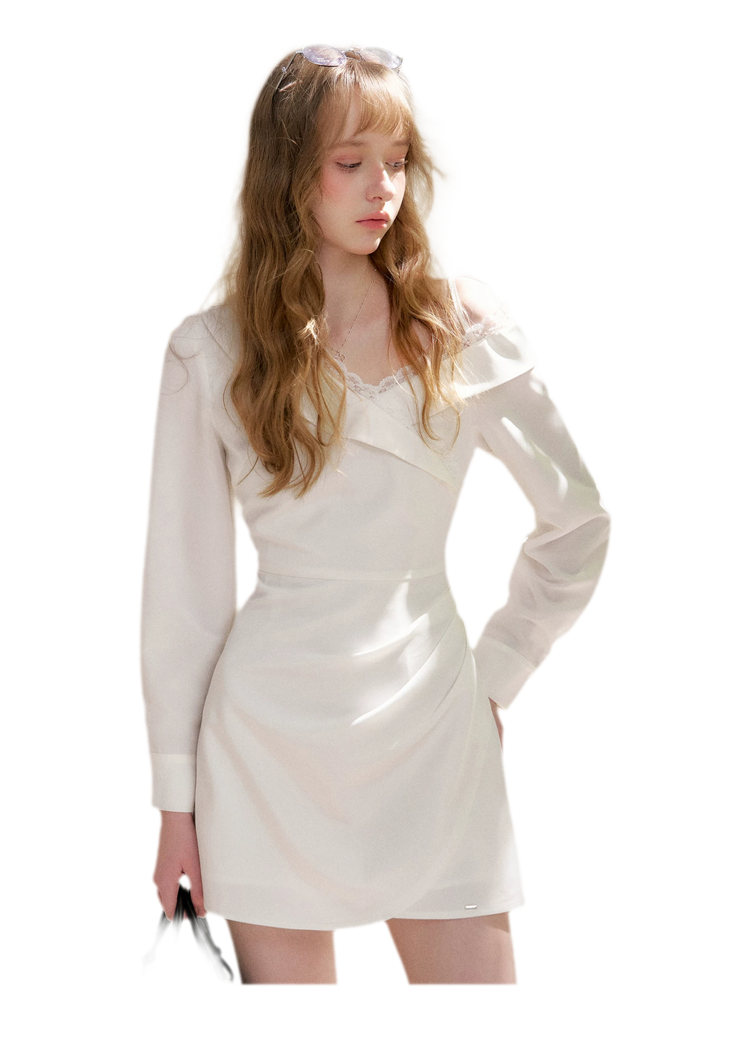 Romantic Encounter Lace Short Dress