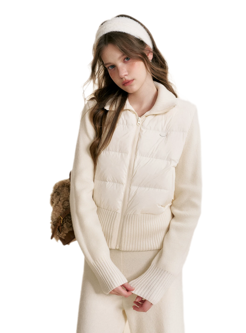 Wool Knit Down Jacket