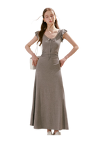 Ribbon A-Line Dress