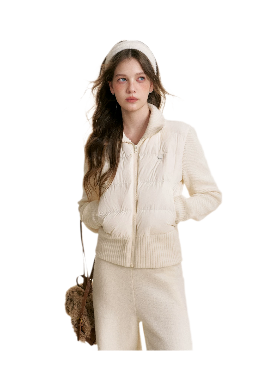 Wool Knit Down Jacket