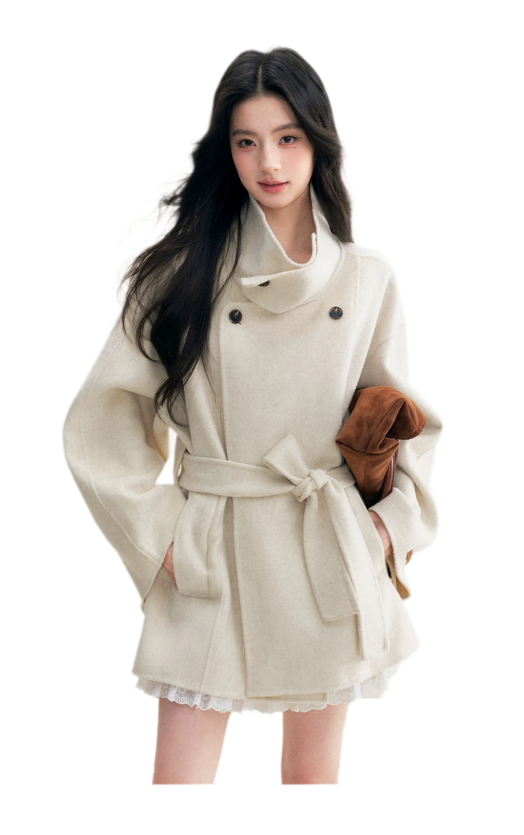 70 Wool Stand Collar Coat
