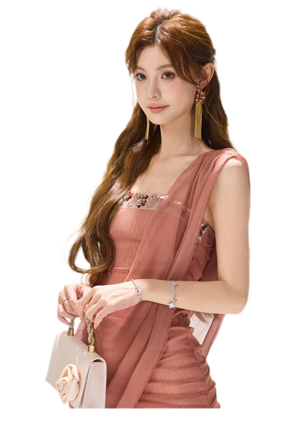 Mesh Lace Bustier Dress
