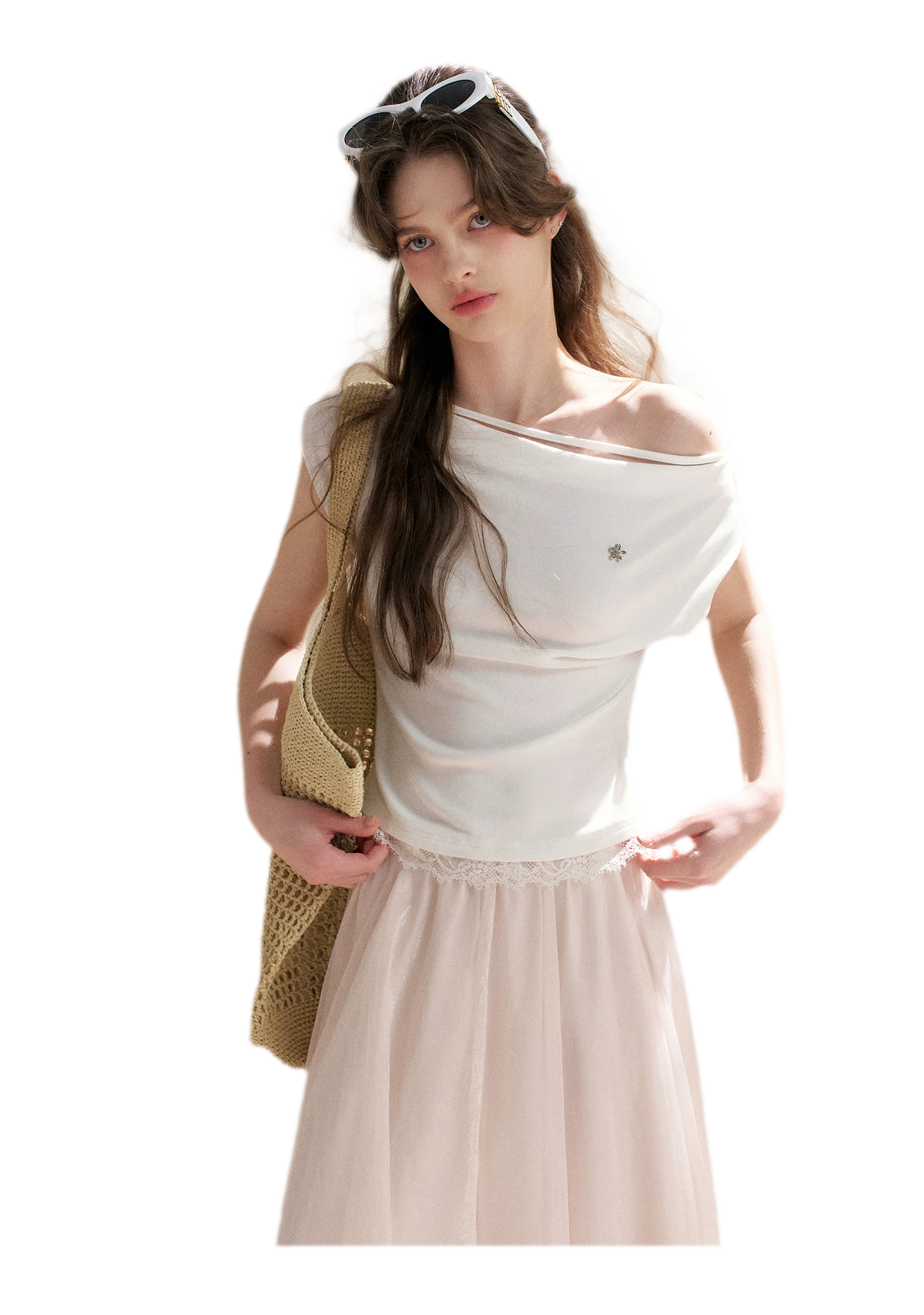 Lace Trim T-Shirt