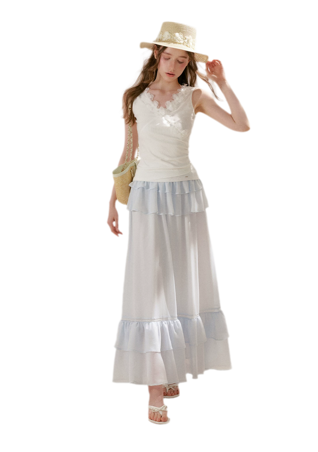 Romantic French Lace Two-Piece Set