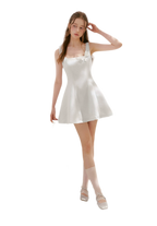 Bow Detail Short A-Line Dress