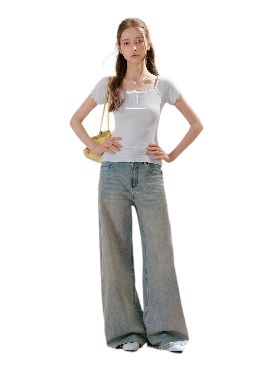 Lace Trim Tee