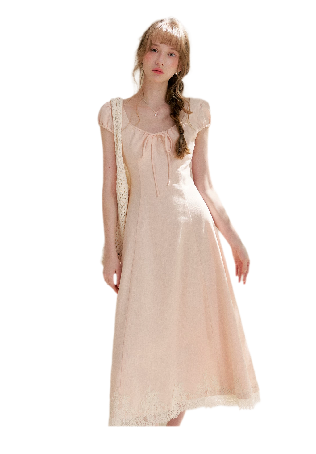 French Lace Long Dress