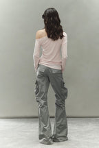Drawstring Multi-Pocket Cargo Pants