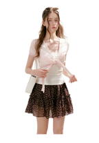 Staycation Ruffled A-Line Floral Skirt