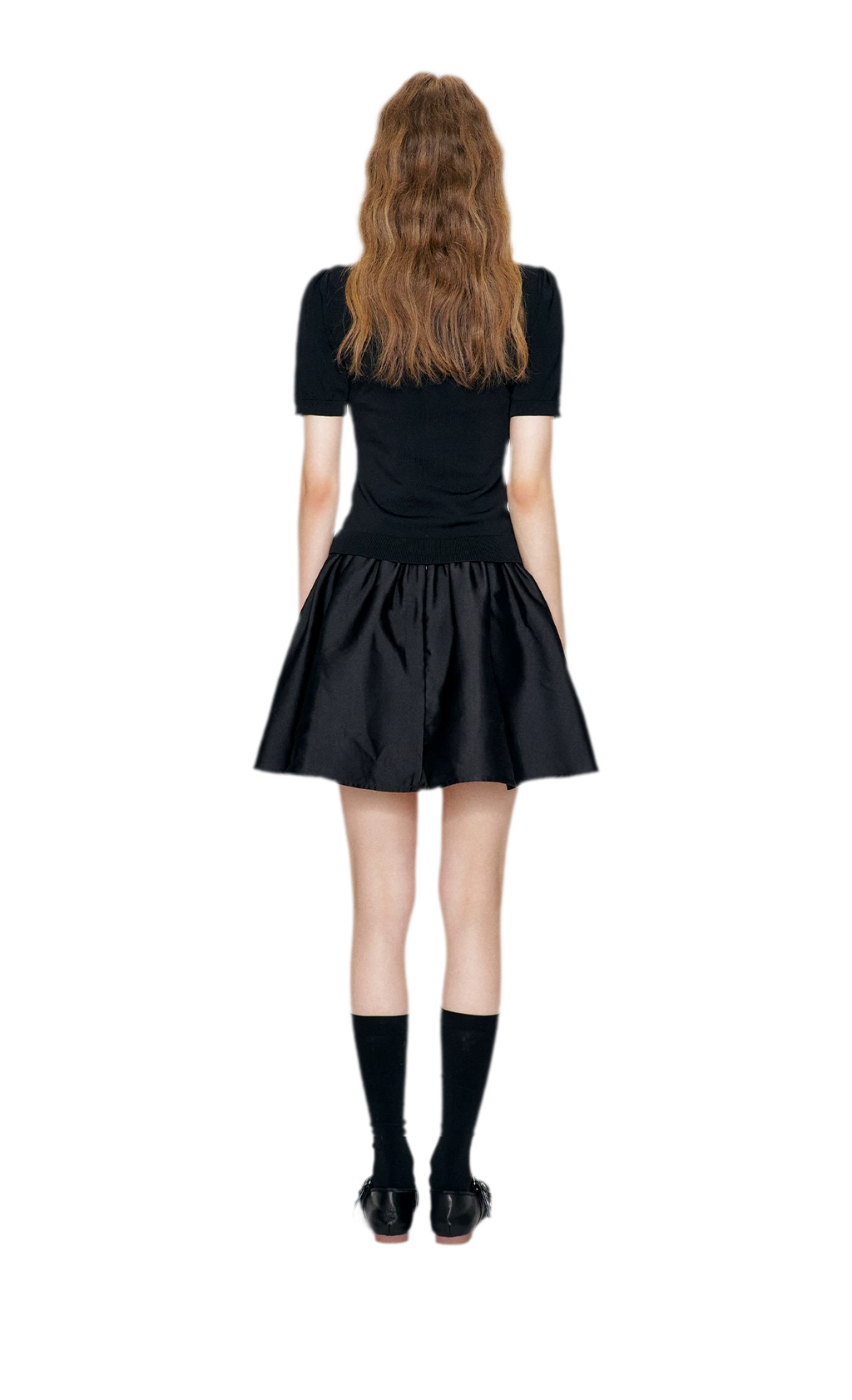 Beaded Collar Knit Tee