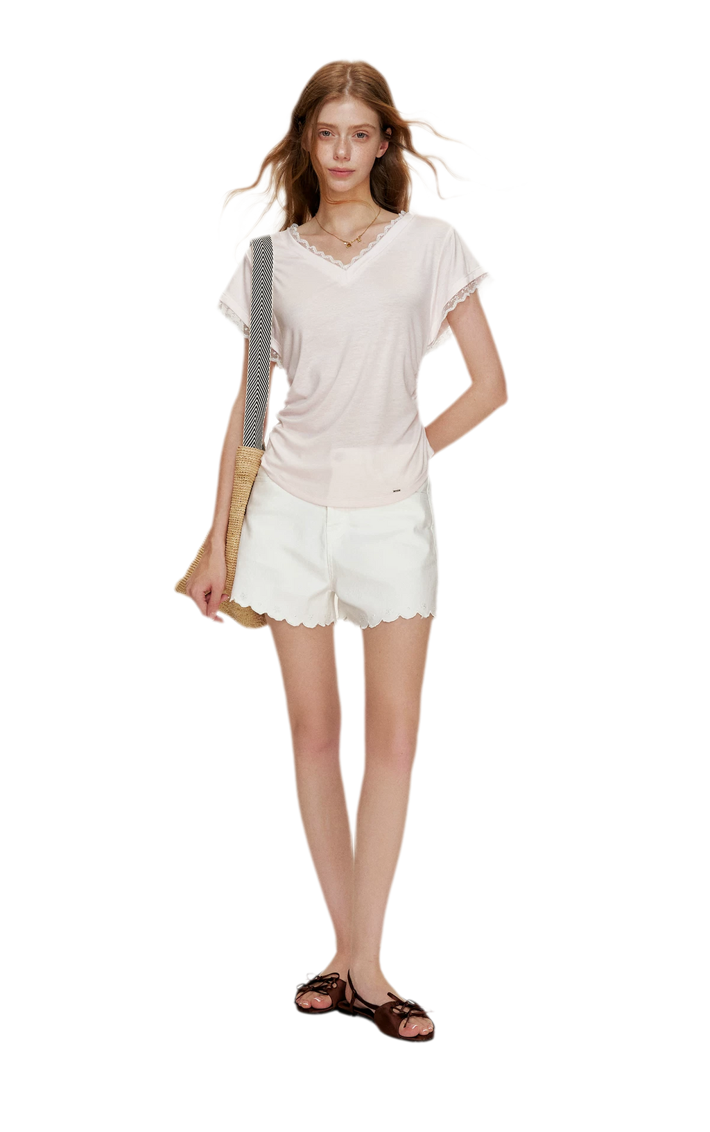 Lace Trim T-Shirt