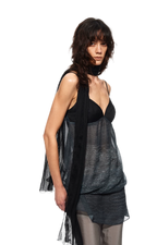 Sheer Satin Snake Camisole